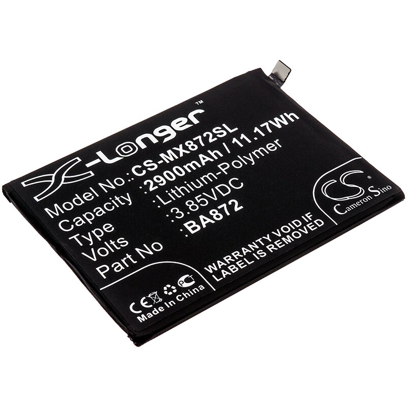 Batteri for SmartPhone, mobil for Meizu Meilan 16X, M1872, M872H og andre.
