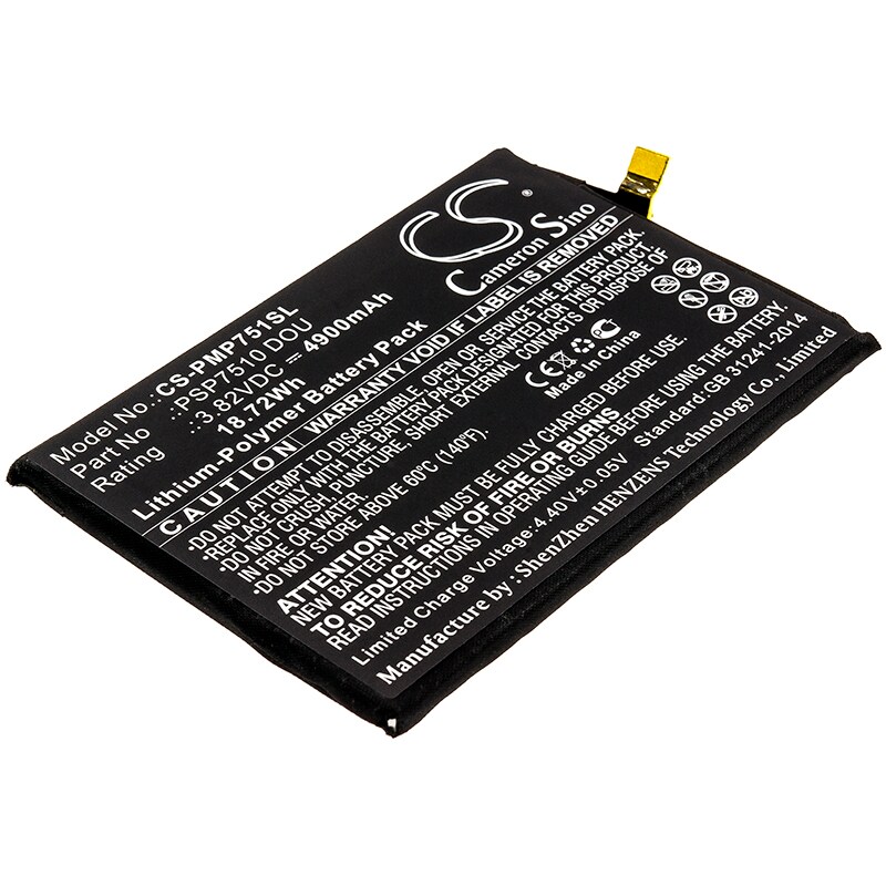 Batteri for smarttelefon, mobil for Prestigio PSP7510 DOU, Muze C7 Duo