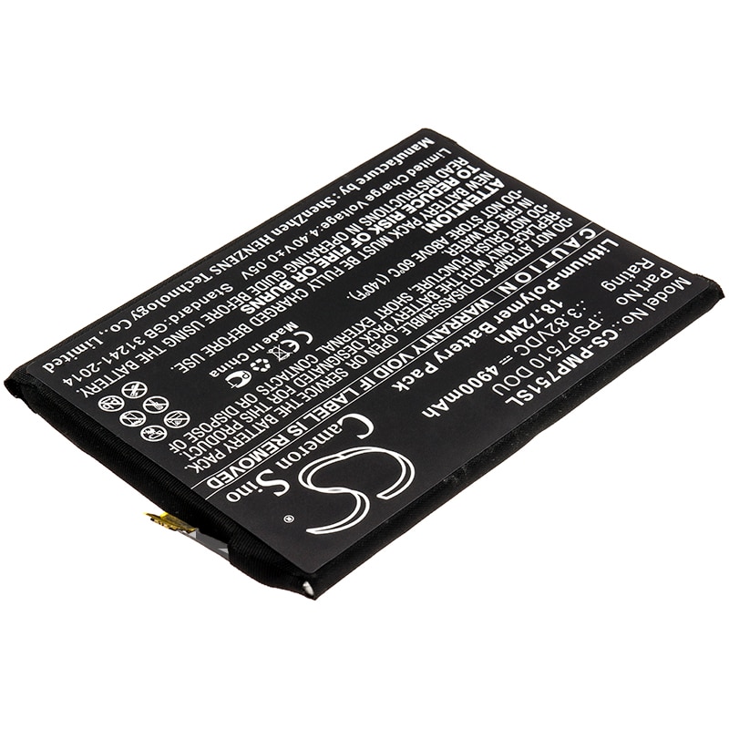 Batteri for smarttelefon, mobil for Prestigio PSP7510 DOU, Muze C7 Duo