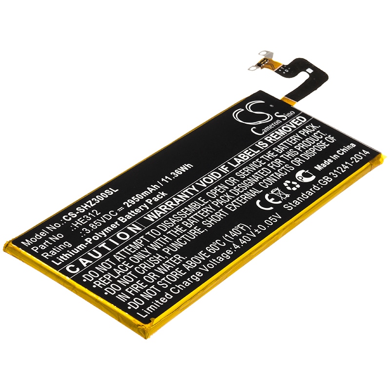 Batteri for SmartPhone, Mobil for Sharp Z3, L900S, FS8009