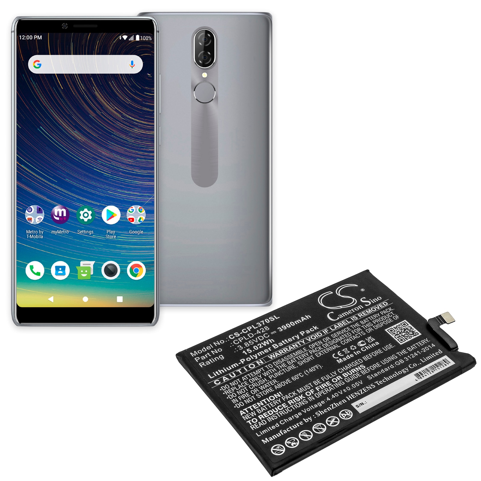 Batteri for SmartPhone, Mobil for Coolpad Legacy, CP3705AS