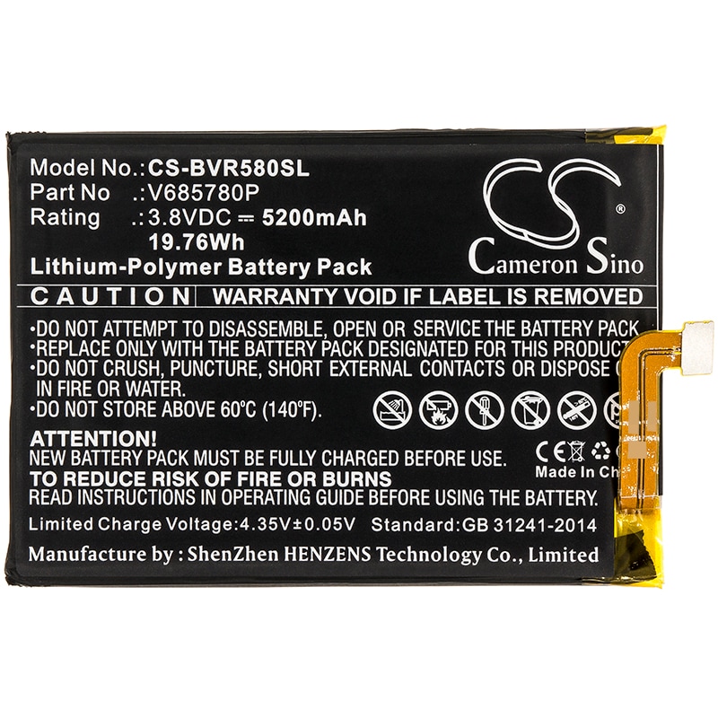 Batteri for SmartPhone, Mobil for Blackview BV5800