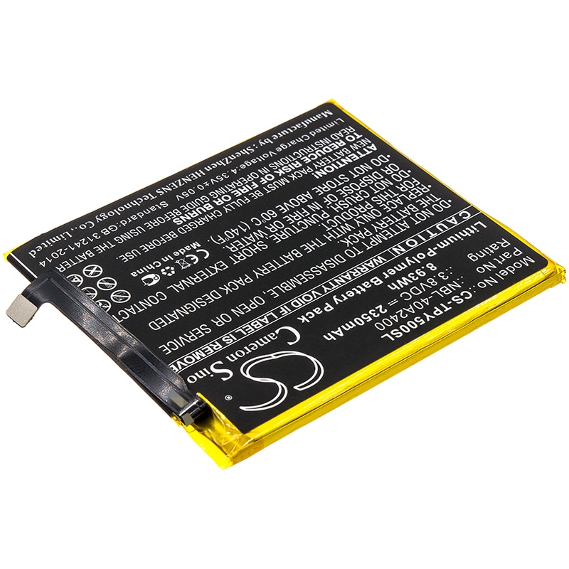 Batteri for SmartPhone, Mobil for Neffos Y5s Dual SIM, Y5s Dual SIM LTE AM, TP804C og andre.