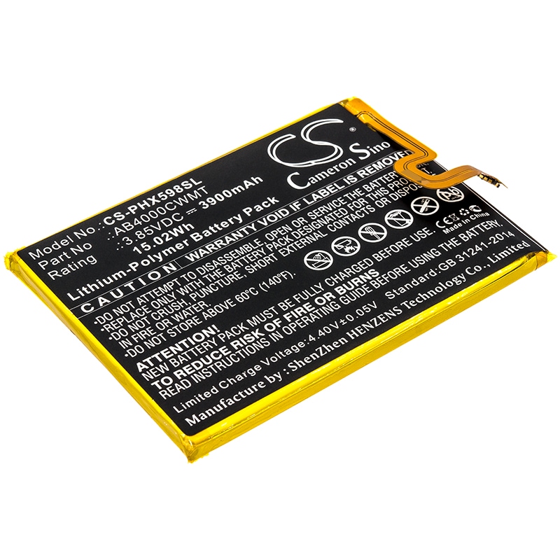 Batteri for SmartPhone, Mobil for Philips Xenium S598, CTS598, X598