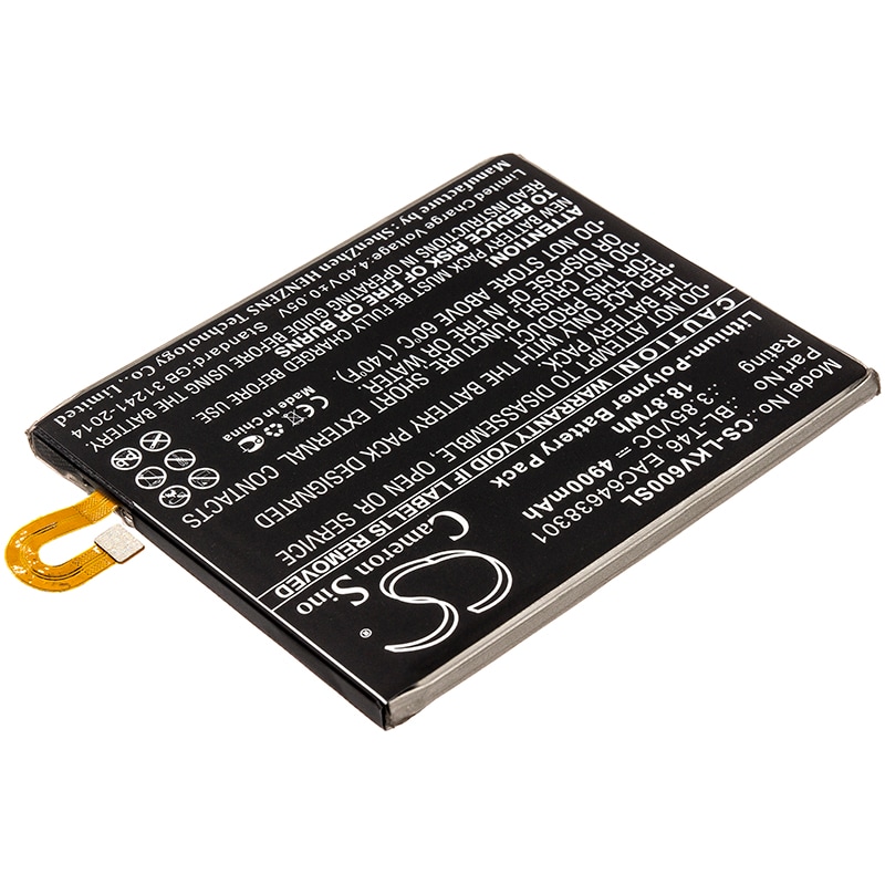 Batteri for SmartPhone, Mobil for LG V60, V60 ThinQ, LMV600VM og andre.