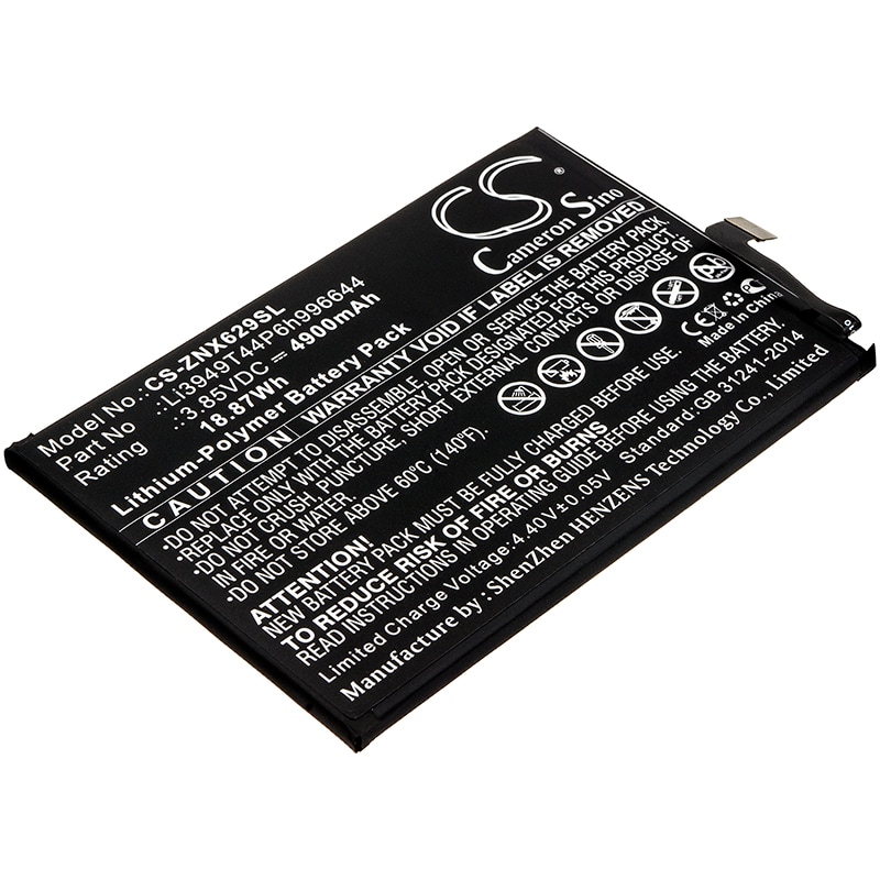 Batteri til smarttelefon, mobil for Nubia Red Magic 3s, NX629J