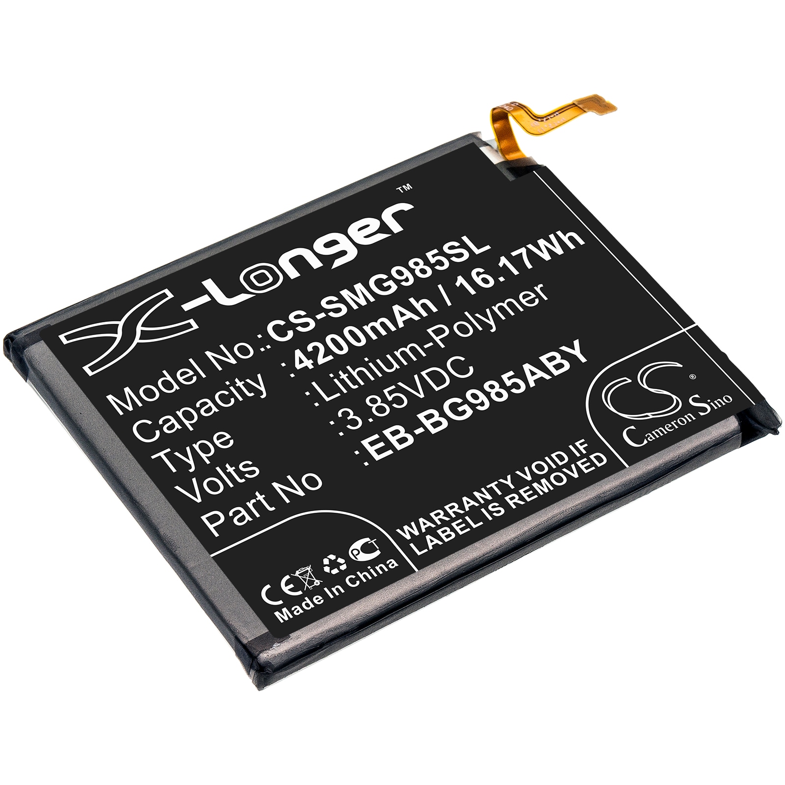 Batteri for SmartPhone, Mobil for Samsung Galaxy S20 Plus, SM-G985F SM-G986B og andre.
