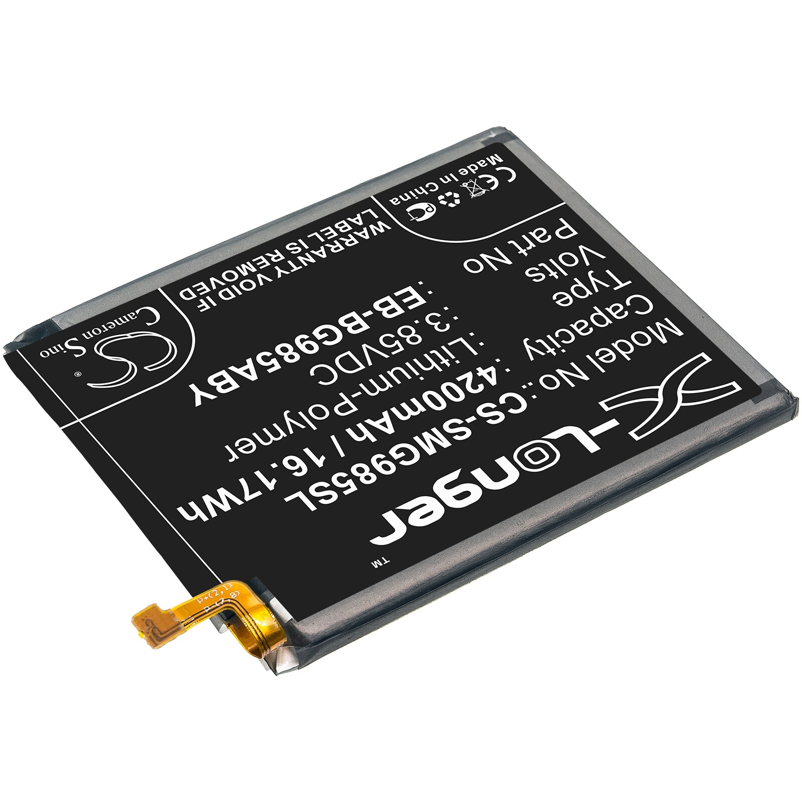 Batteri for SmartPhone, Mobil for Samsung Galaxy S20 Plus, SM-G985F SM-G986B og andre.