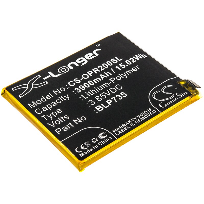 Batteri for SmartPhone, Mobil for OPPO Reno 2, Reno2 F, CPH1989 og andre.