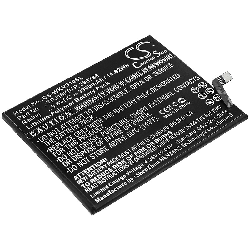 Batteri for SmartPhone, Mobil for Wiko View3 Pro, View 4 Lite, Y81