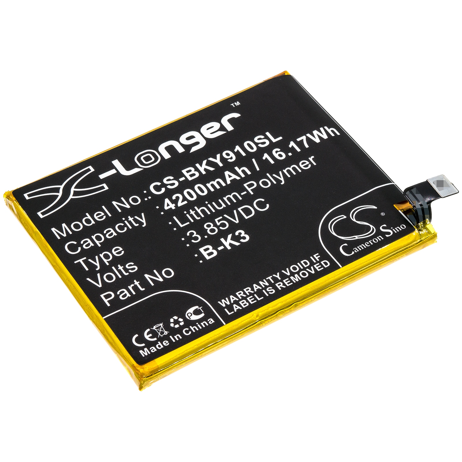 Batteri for smarttelefon, mobil for VIVO Y9S, V1945A, V1945T