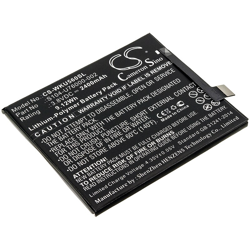 Batteri for SmartPhone, Mobil for Wiko U Feel, U Feel Lite, U Feel Lite 4G og andre.