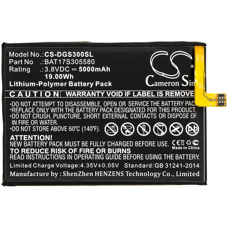 Batteri for SmartPhone, Mobil for Doogee S30