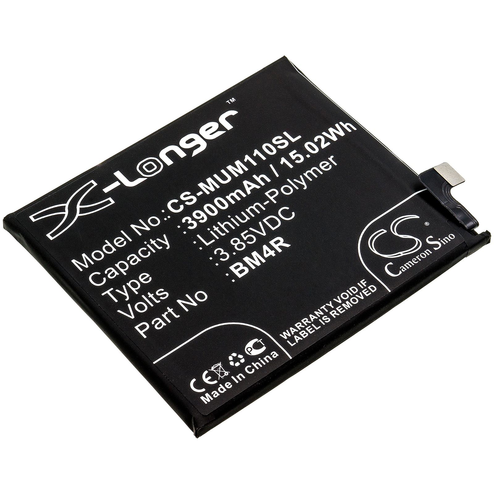 Batteri for SmartPhone, Mobil for Xiaomi Mi 10 Lite, M2002J9S, Mi 10 Lite 5G og andre.