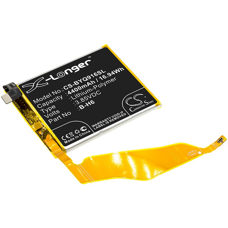 Batteri for SmartPhone, Mobil for VIVO iQOO Pro, iQOO Pro 5G, V1916 og andre.