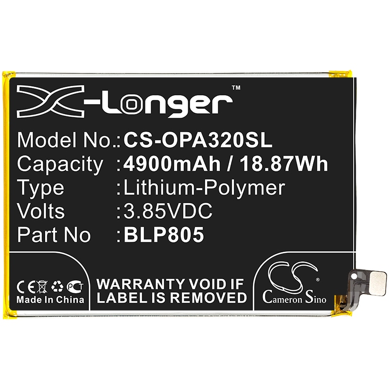 Batteri for SmartPhone, Mobil for OPPO A32, A53