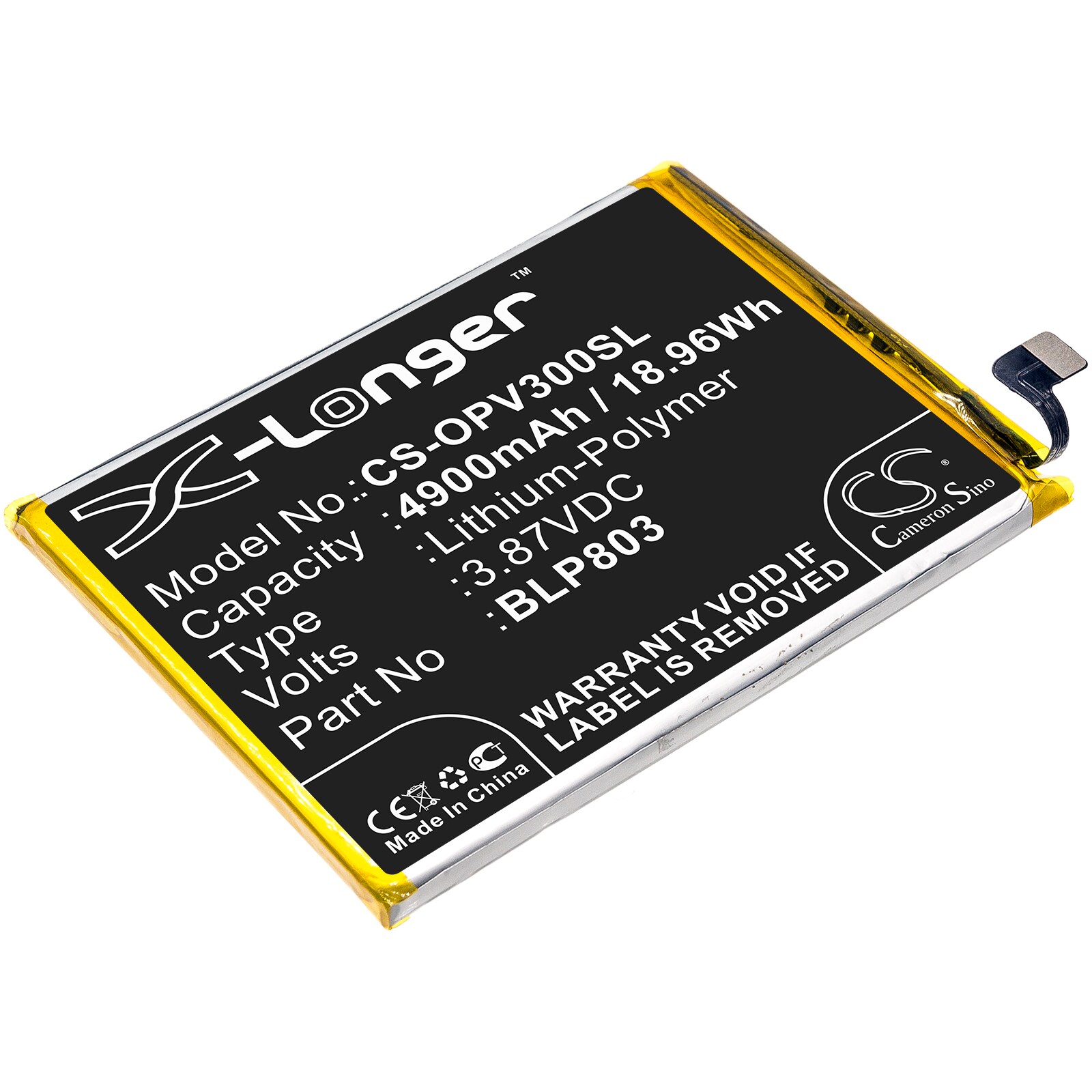 Batteri for SmartPhone, Mobil for OPPO Realme V3