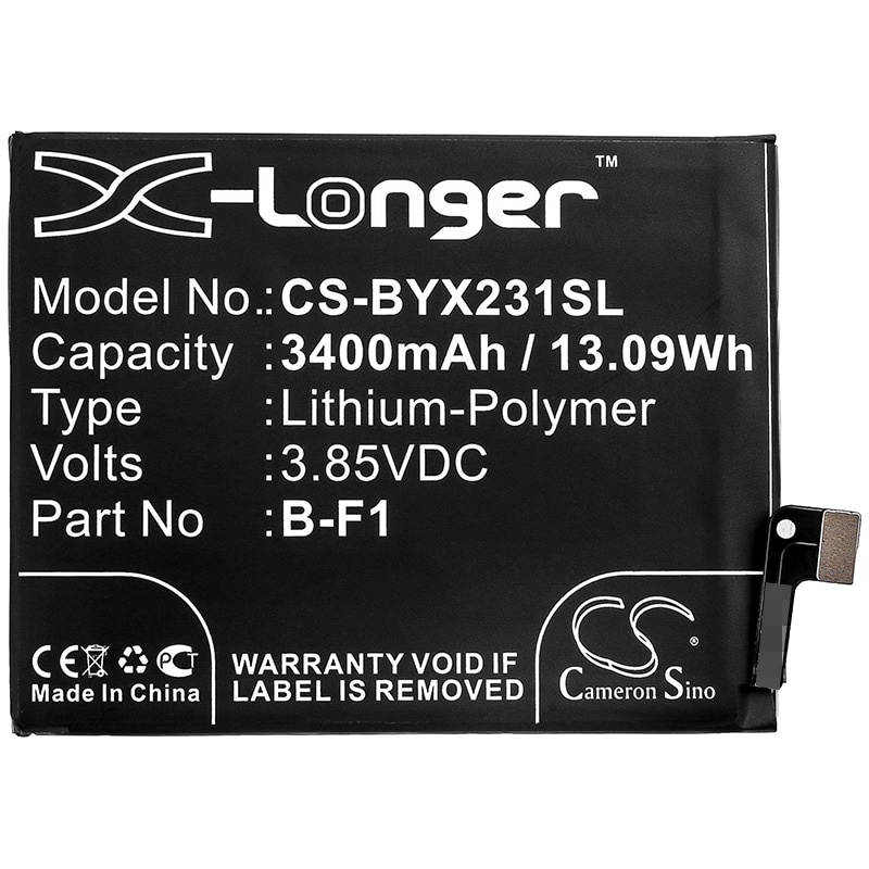 Batteri for smarttelefon, mobil for VIVO X23 Symphony, X23 Symphony Edition osv.