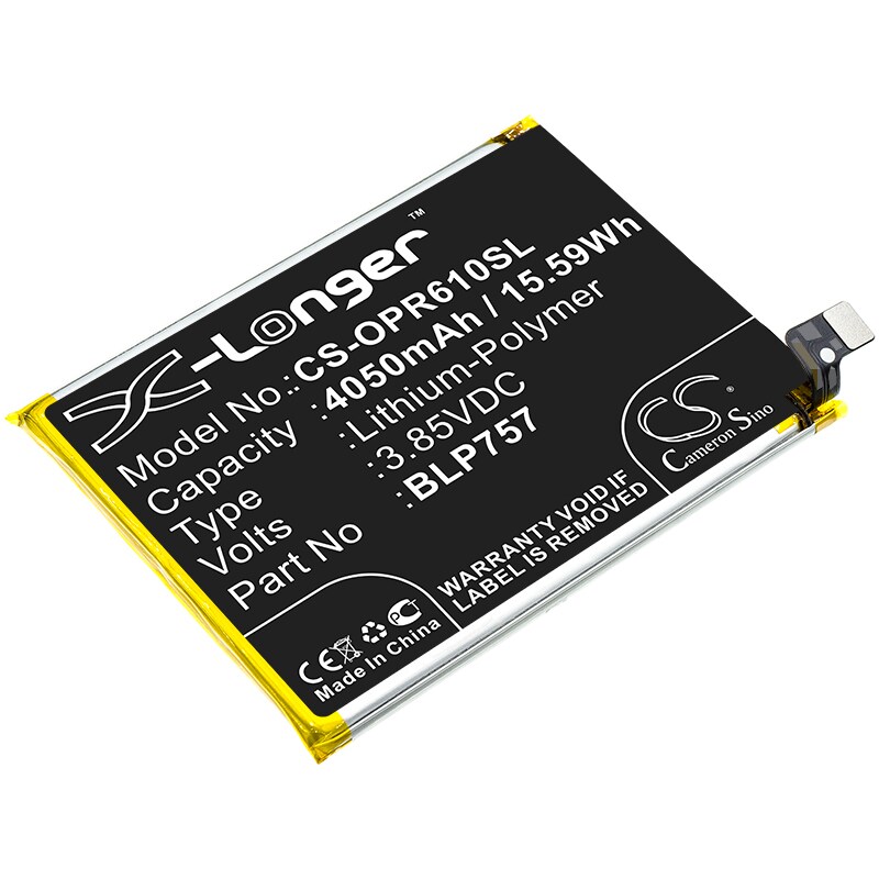Batteri for SmartPhone, Mobil for OPPO Realme 6, Realme 6s, RMX2001 og andre.