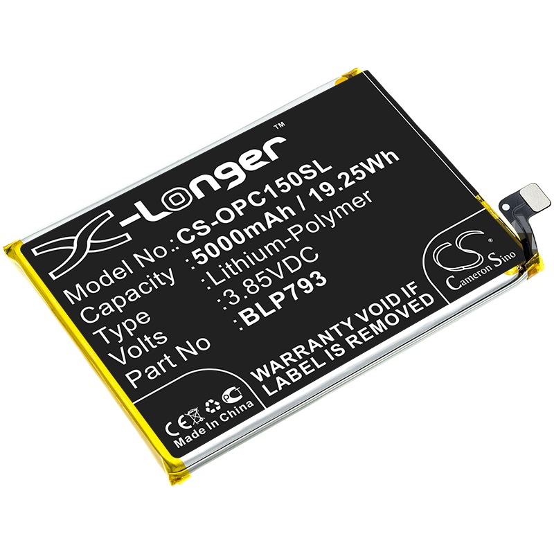 Batteri for SmartPhone, Mobil for OPPO Realme C15, RMX2186, Realme C12 og andre.