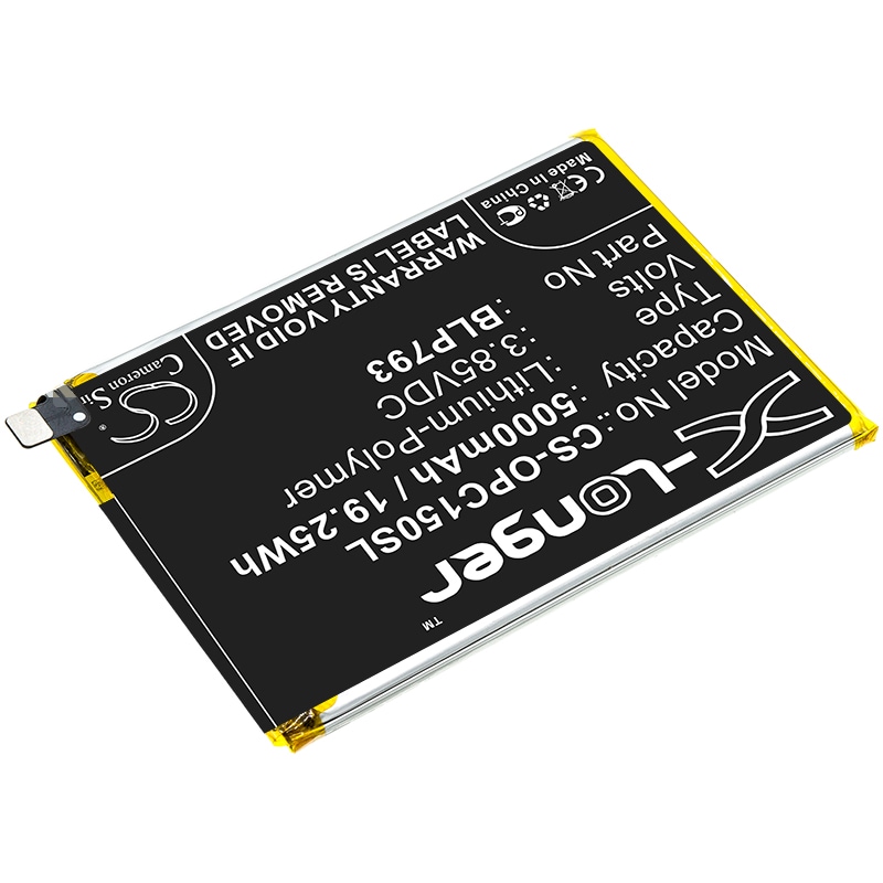 Batteri for SmartPhone, Mobil for OPPO Realme C15, RMX2186, Realme C12 og andre.