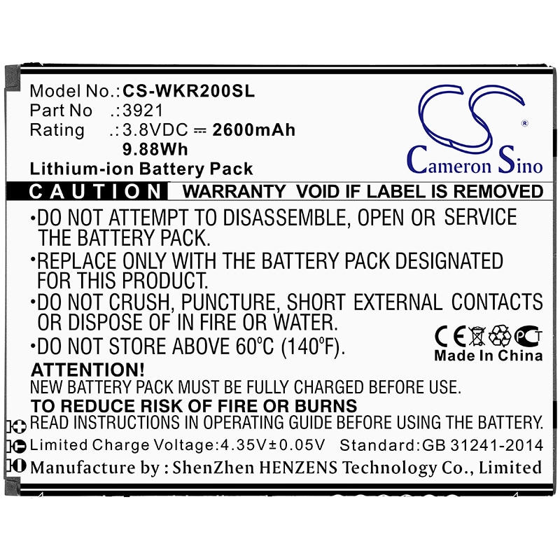 Batteri for SmartPhone, Mobil for Wiko ROBBY 2
