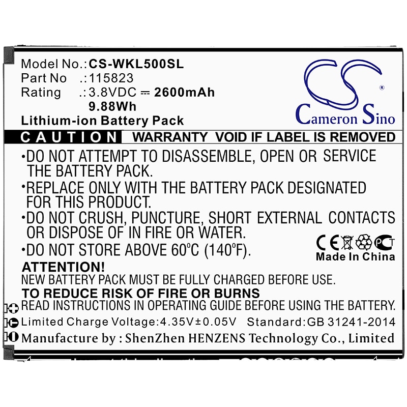 Batteri for SmartPhone, Mobil for Wiko Lenny 5