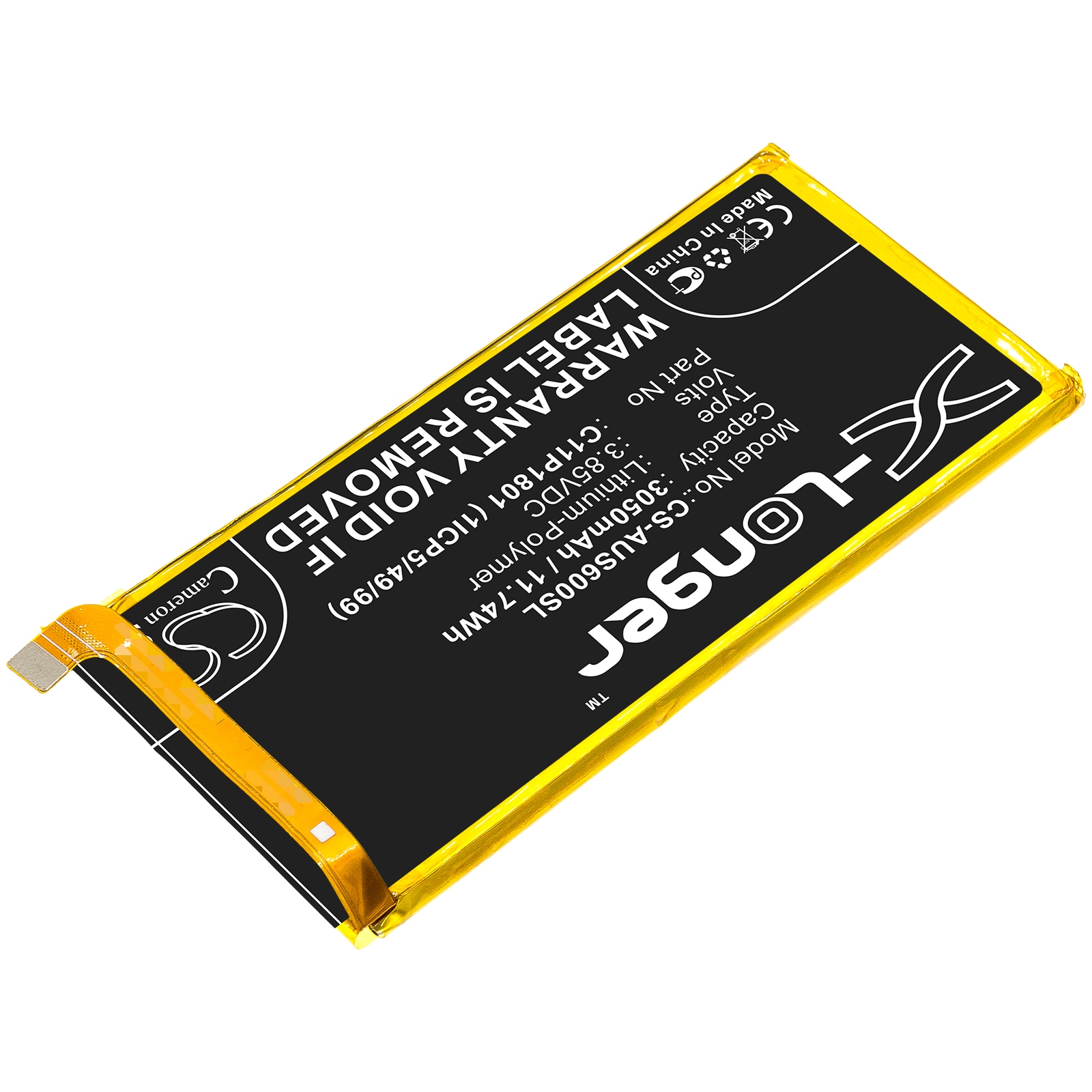 Batteri for SmartPhone, Mobil for Asus ROG Phone, ZS600KL