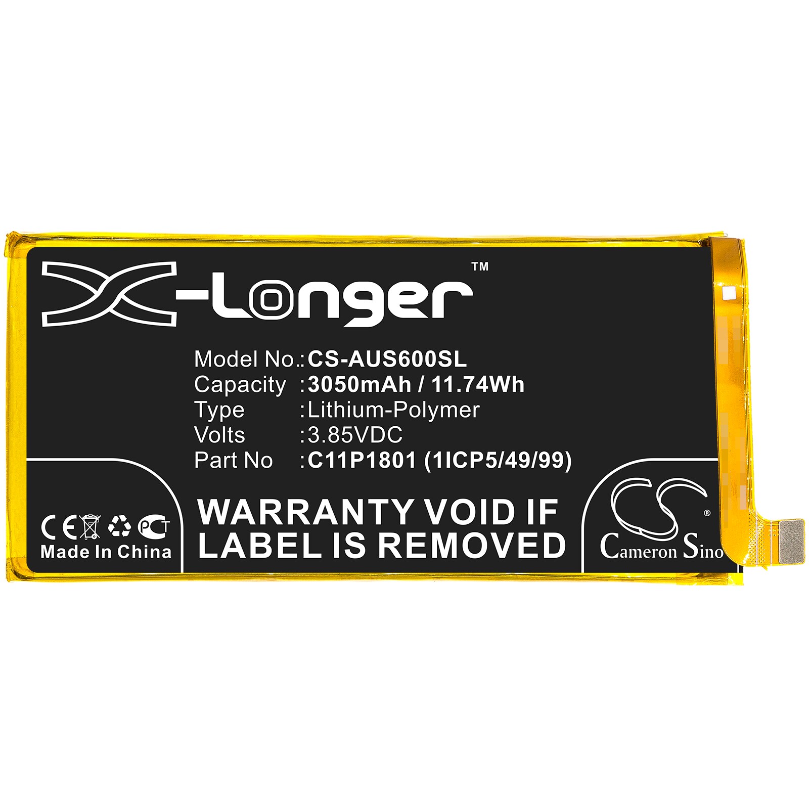 Batteri for SmartPhone, Mobil for Asus ROG Phone, ZS600KL