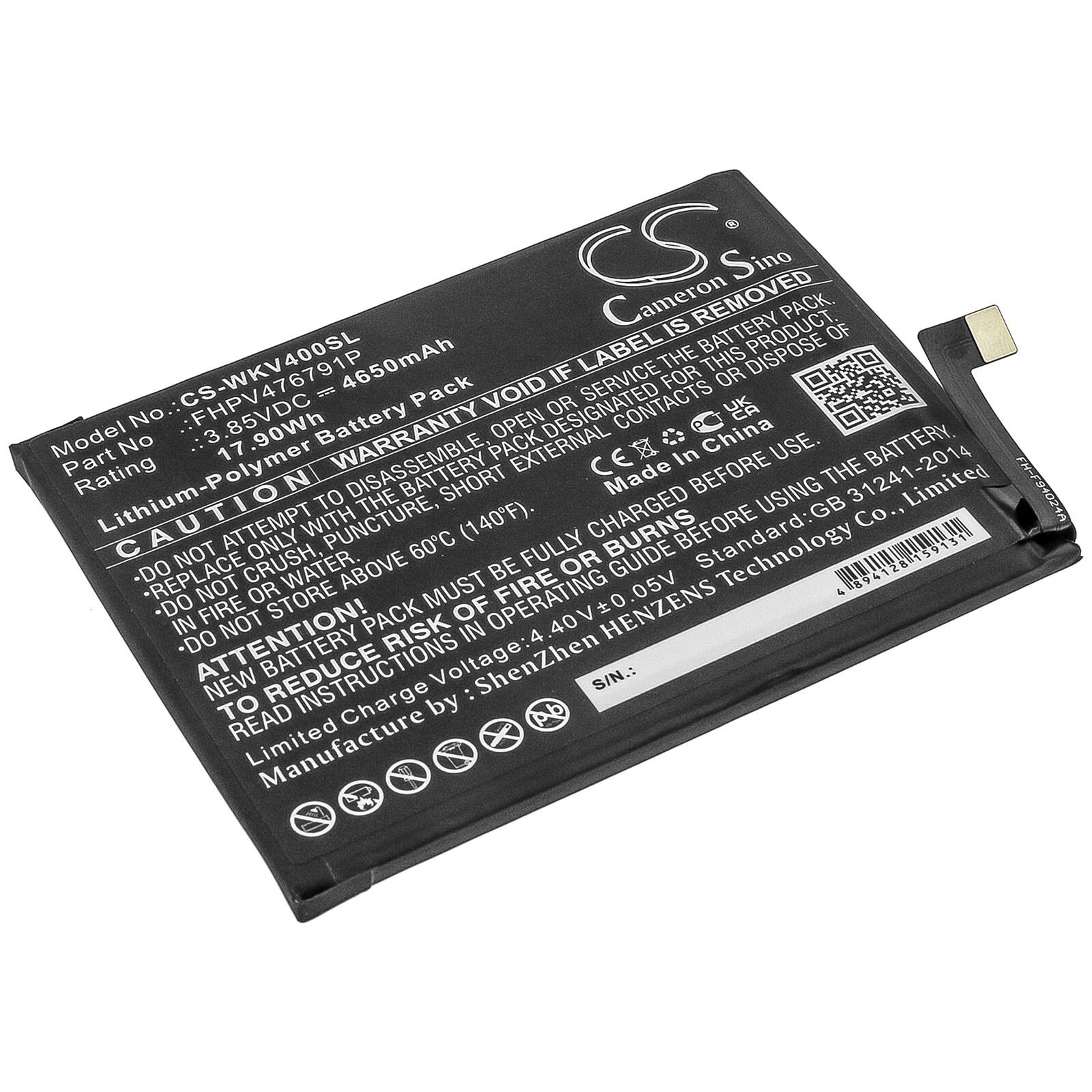 Batteri for SmartPhone, Mobil for Wiko View 4, Power U10