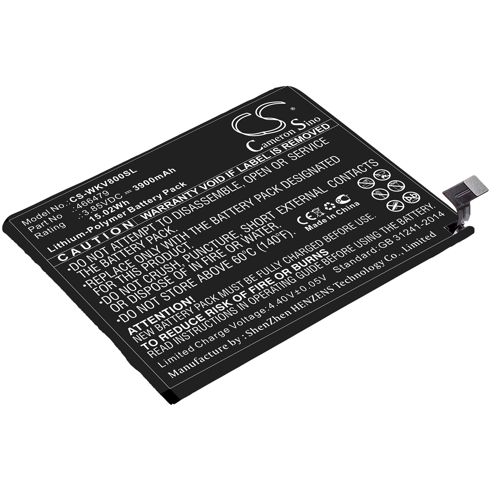 Batteri for SmartPhone, mobil for Sugar C13