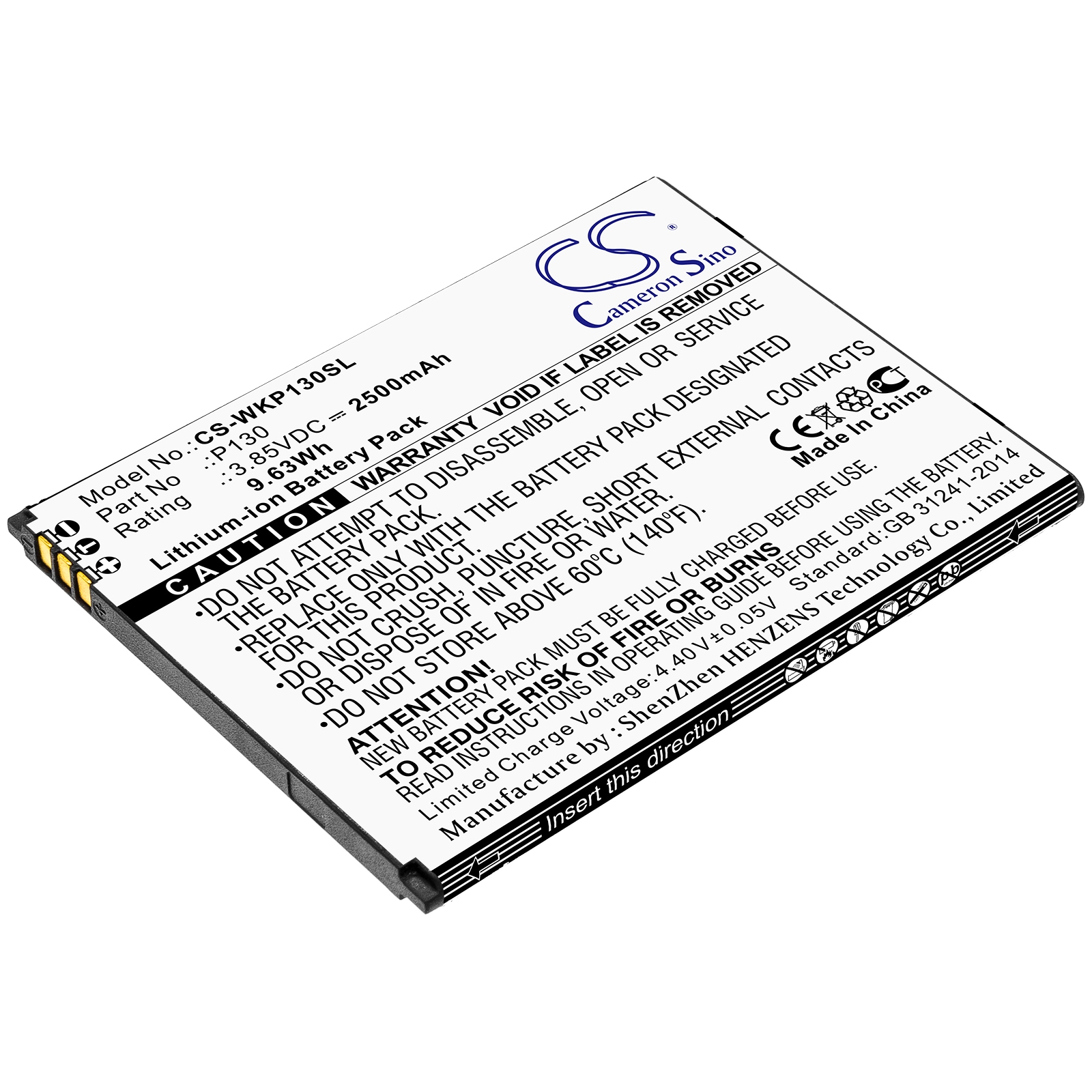 Batteri for SmartPhone, Mobil for Wiko P130, View Go