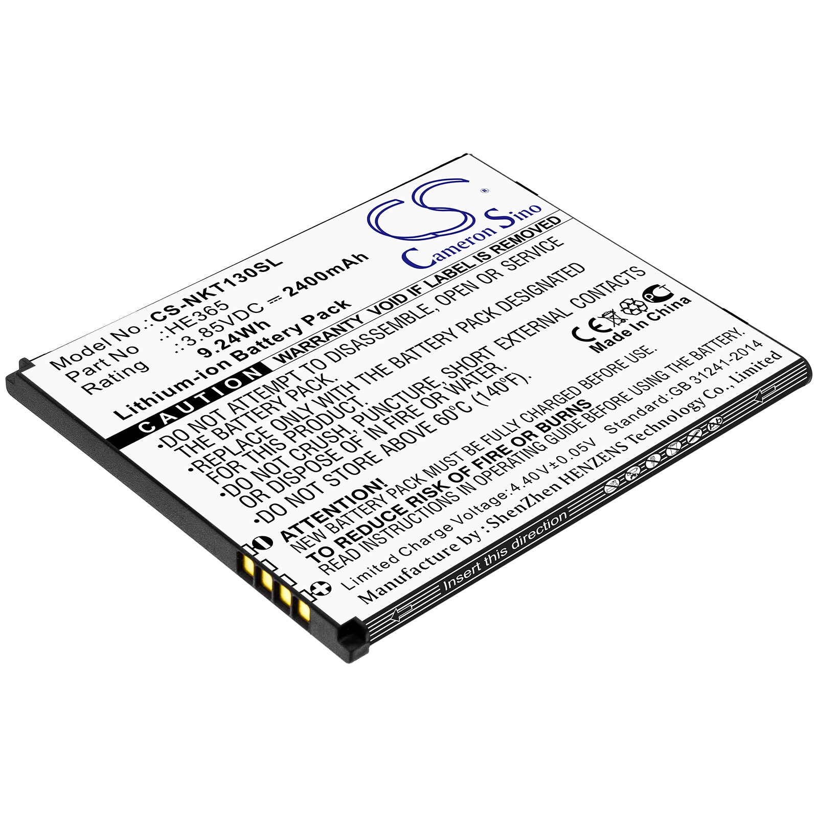 Batteri for SmartPhone, Mobil for Nokia Nokia 1 Plus, TA-1130, TA-1123 og andre.