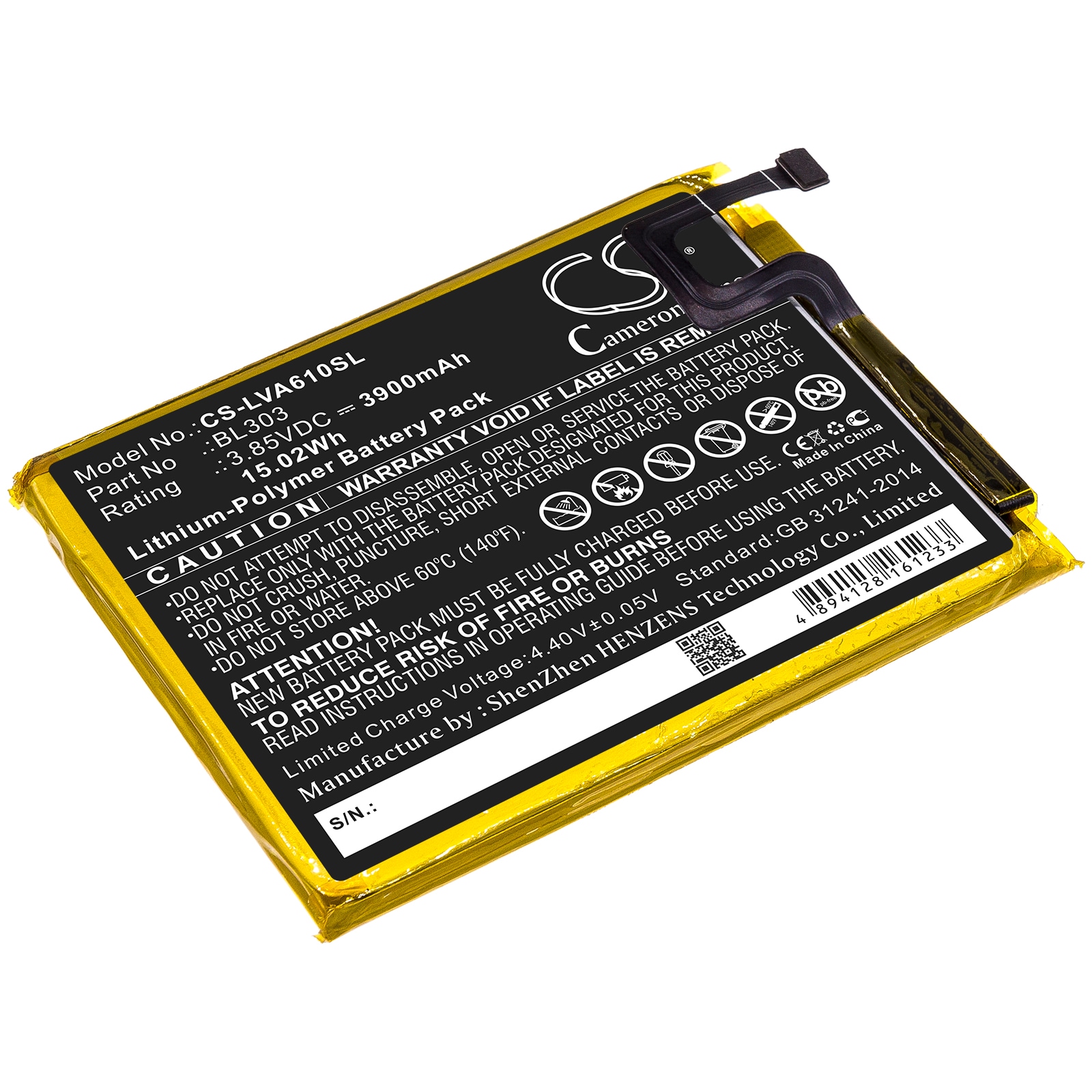 Batteri for SmartPhone, Mobil for Lenovo A6 Note, PAGK0027IN, PAGK0027 og andre.