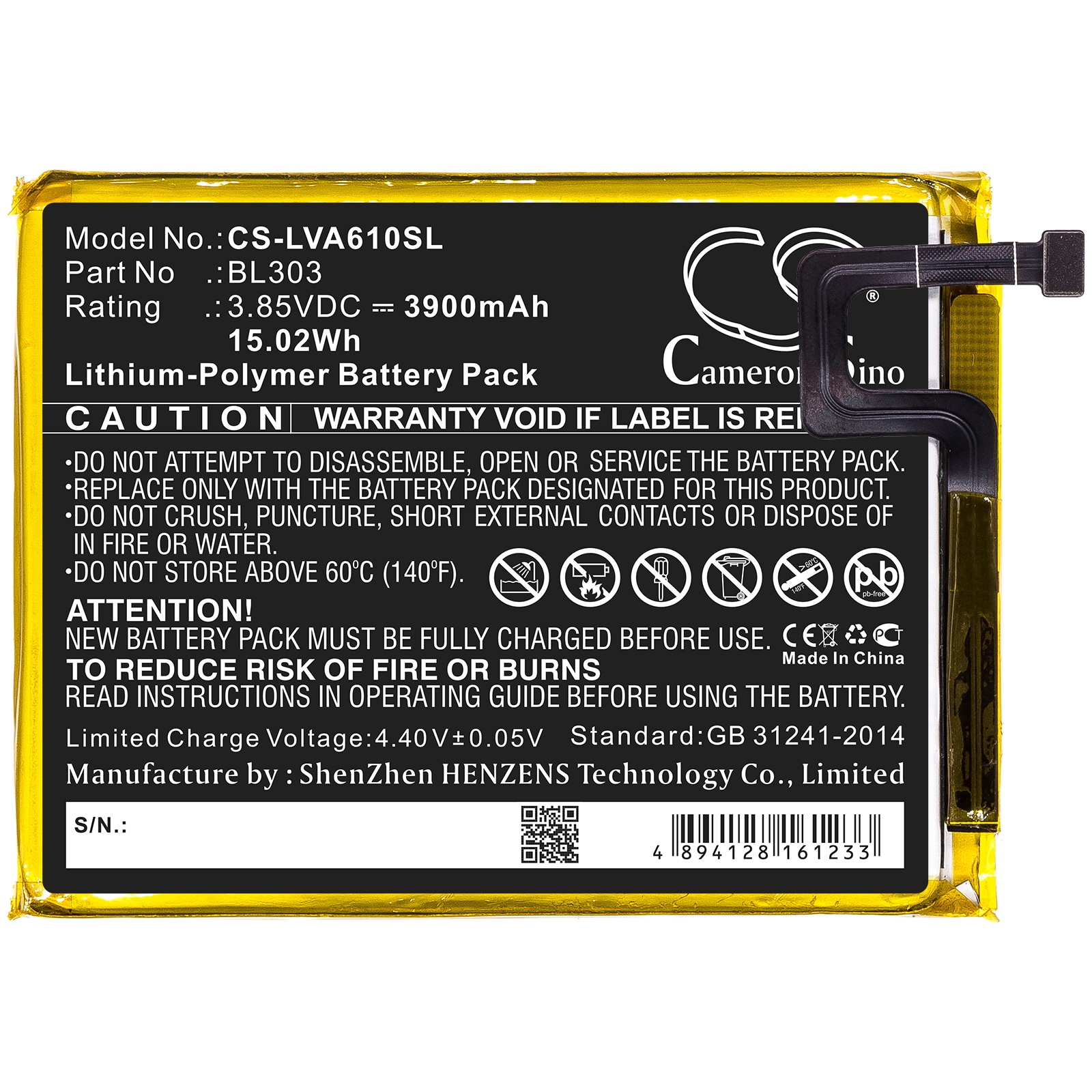 Batteri for SmartPhone, Mobil for Lenovo A6 Note, PAGK0027IN, PAGK0027 og andre.