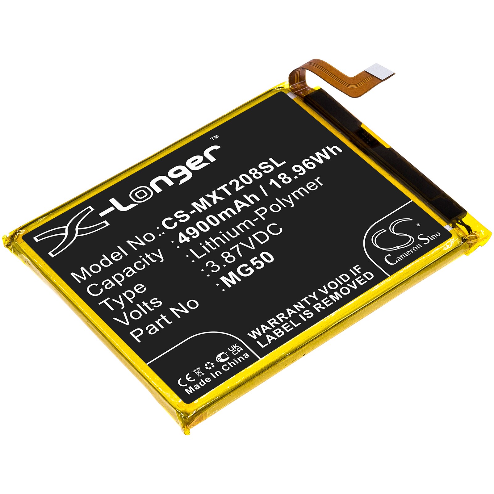 Batteri for SmartPhone, Mobil for Motorola Moto G9 Plus, Moto G9 Plus 2020, XT2087-1 og andre.