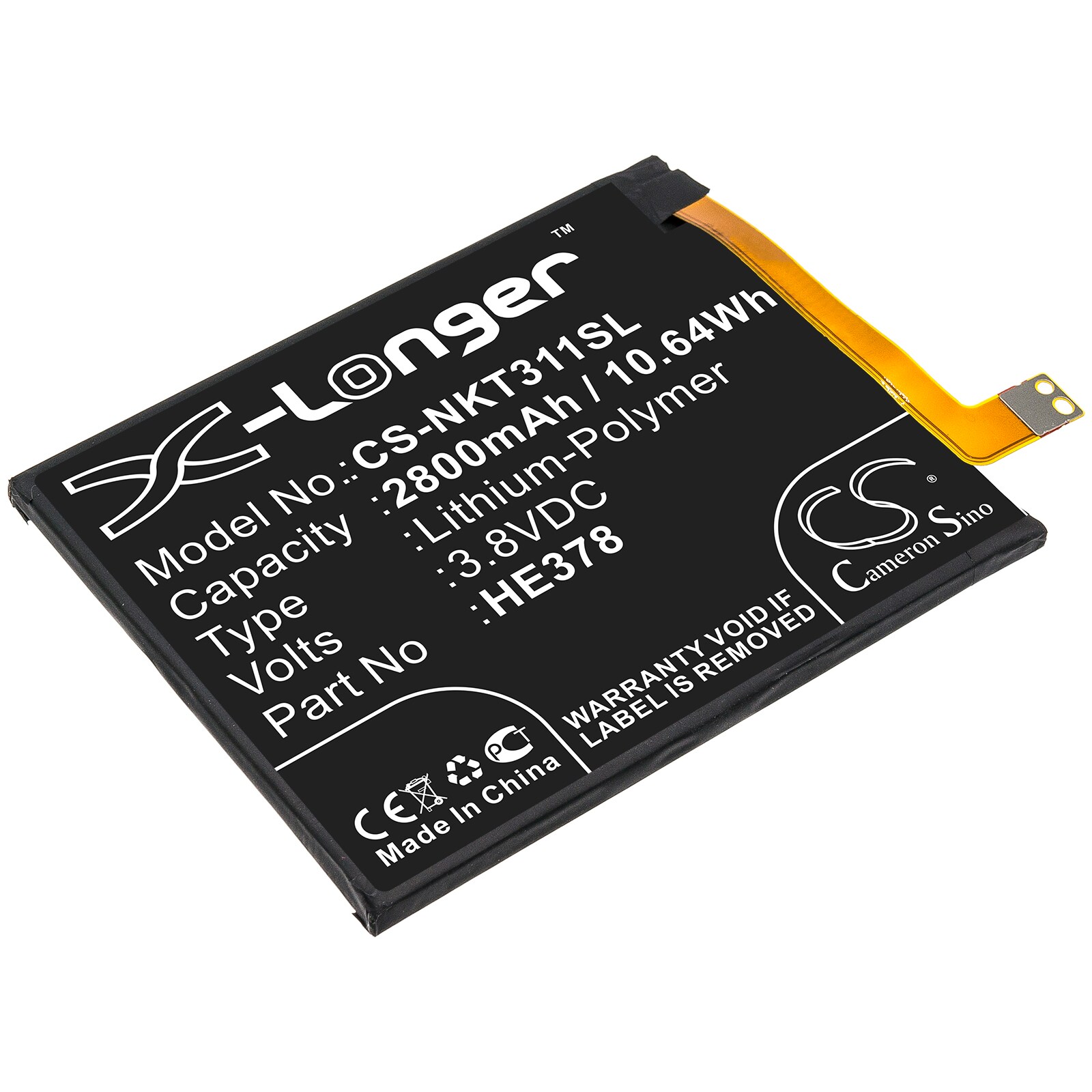 Batteri for SmartPhone, Mobil for Nokia 3.1A, TA1140, TA1141