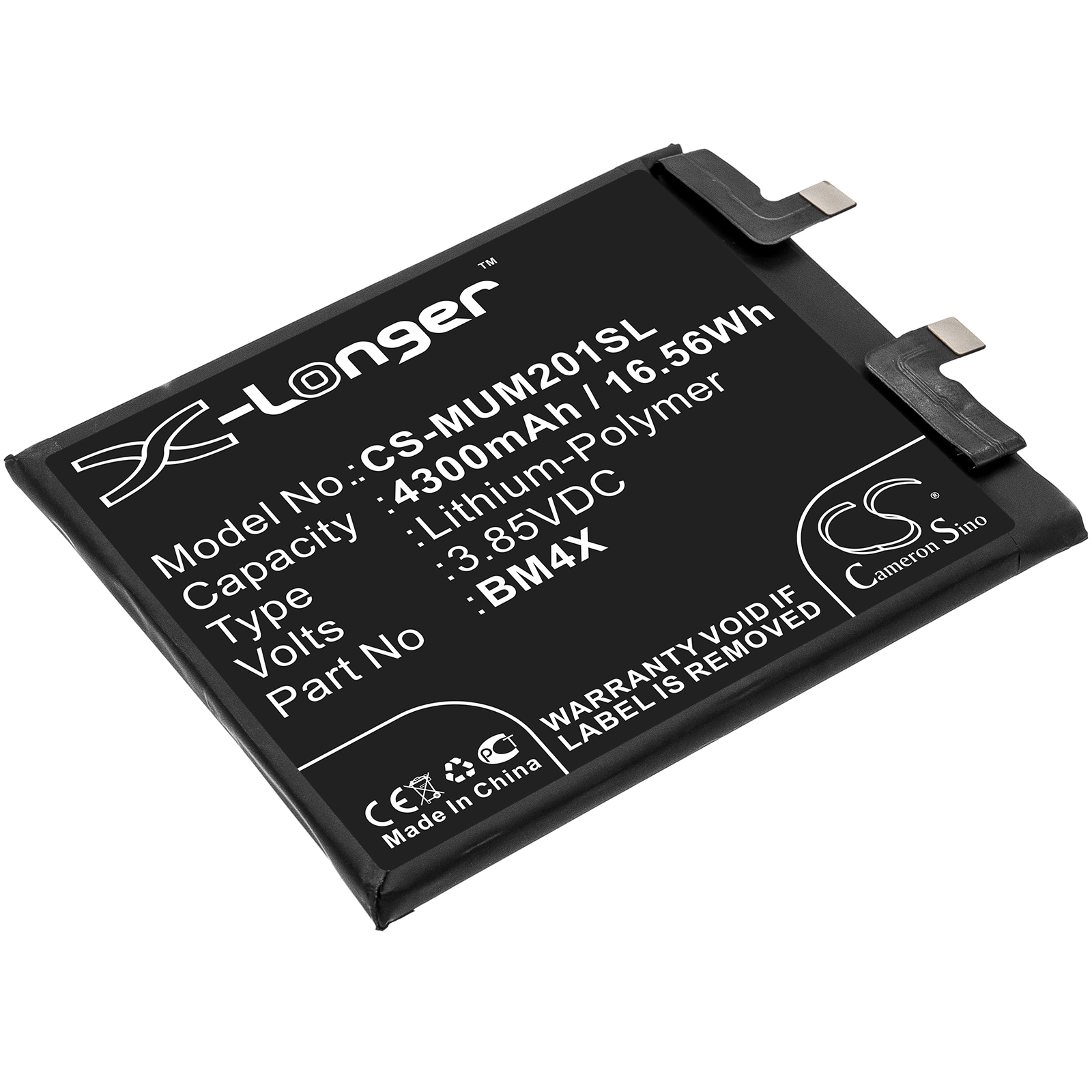 Batteri for SmartPhone, Mobil for Xiaomi Mi 11 5G, M2011K2C, M2011K2G og andre.
