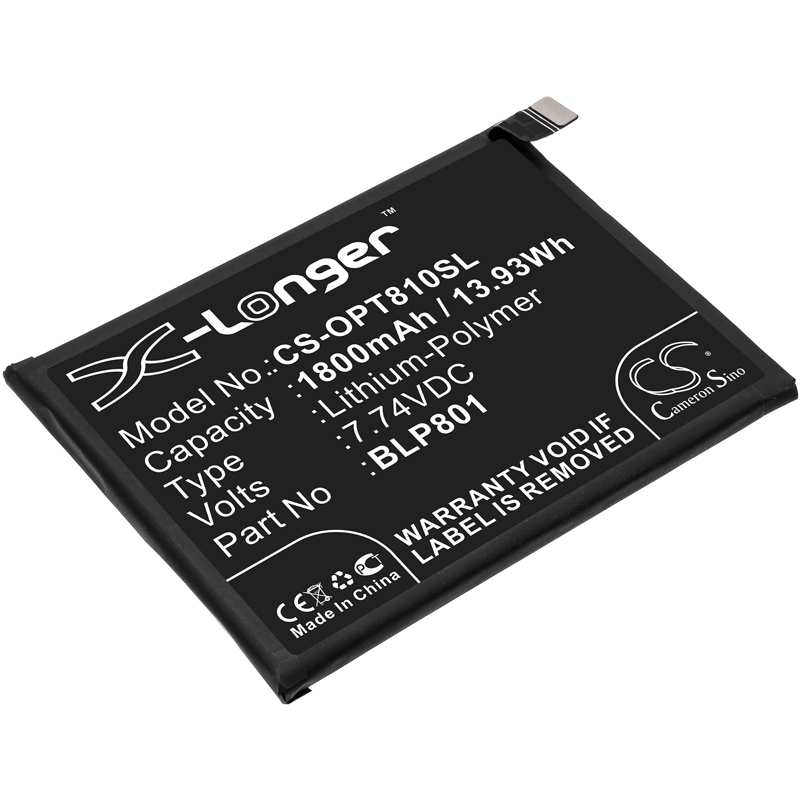 Batteri for SmartPhone, Mobil for Oneplus 8T+ 5G, KB2003