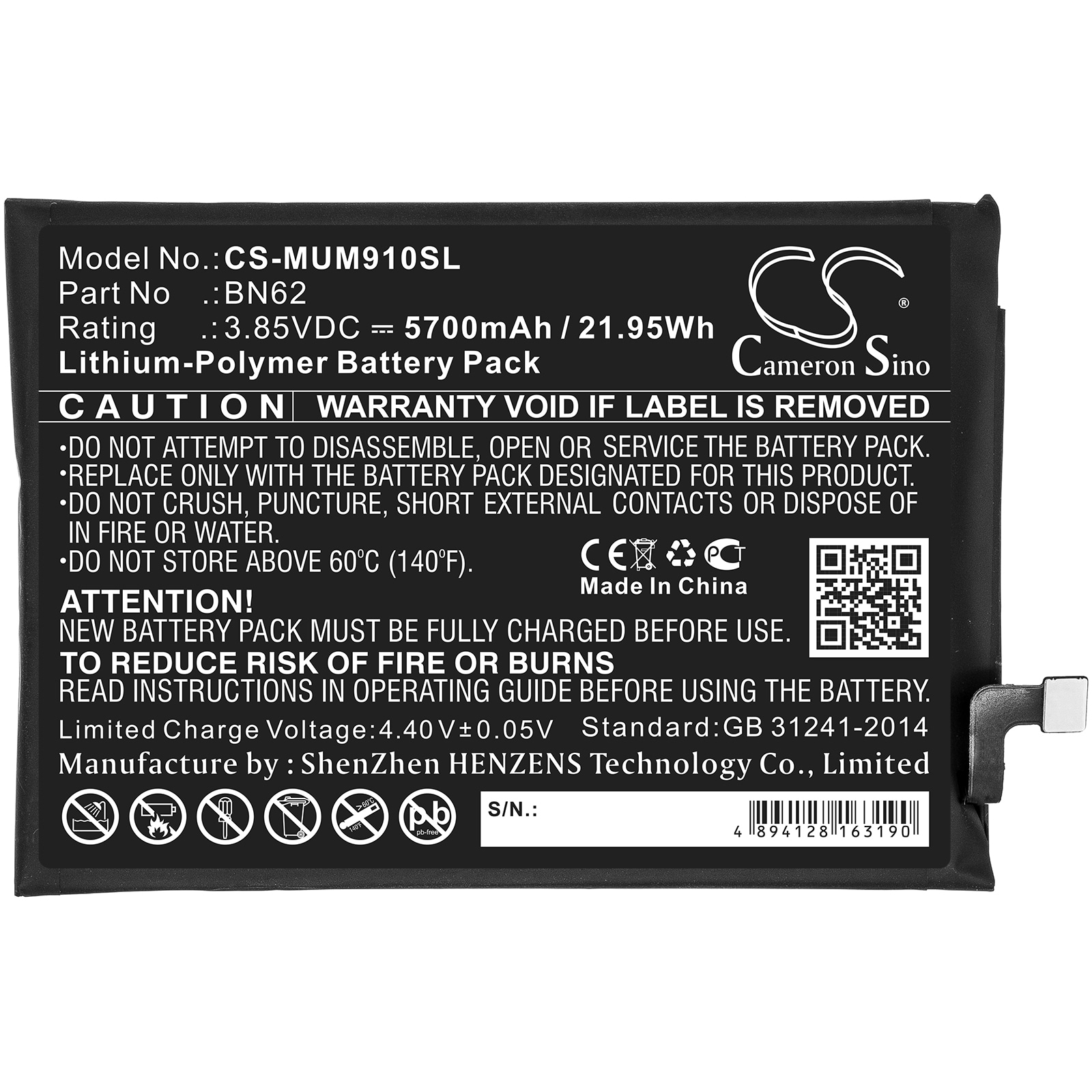 Batteri for SmartPhone, Mobil for Poco M3, M2010J19CI