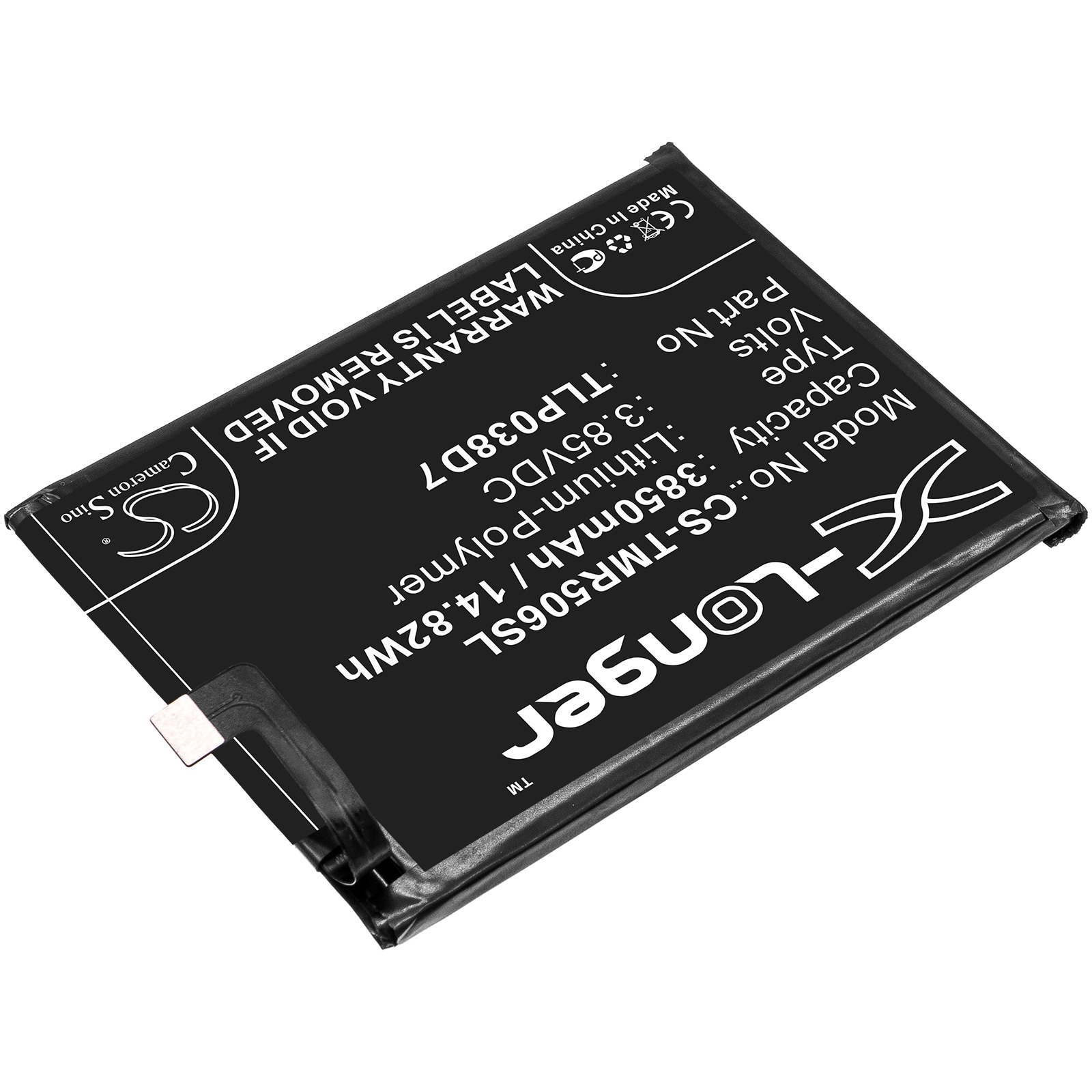Batteri for smarttelefon, mobil for T-Mobile Revvl 4 Plus, 5062W, 5062Z