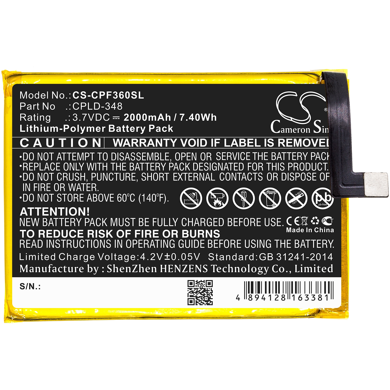 Batteri for SmartPhone, Mobil for Coolpad 3602U