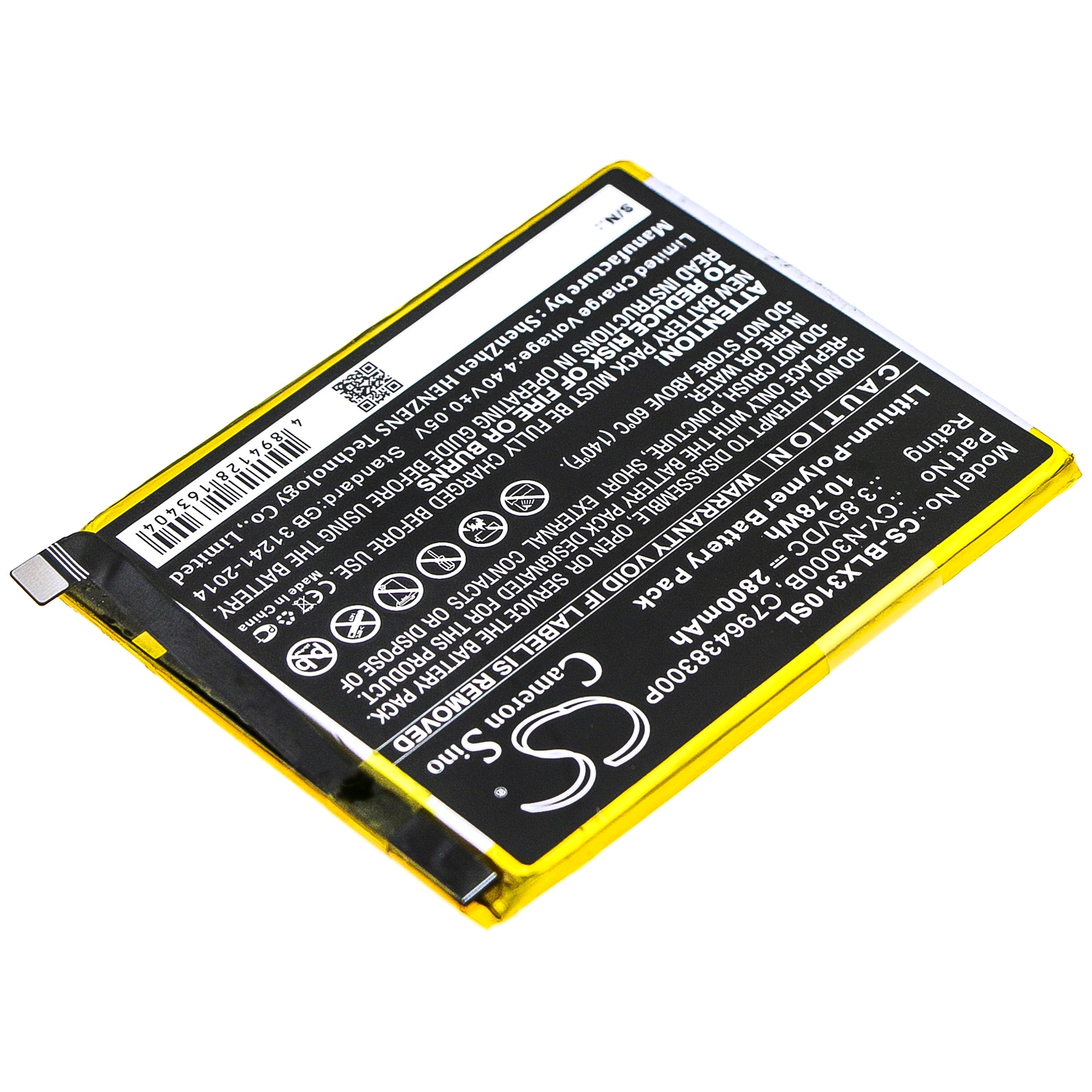 Batteri for SmartPhone, Mobil for BLU Vivo XI+, Vivo XI Plus, V0310WW