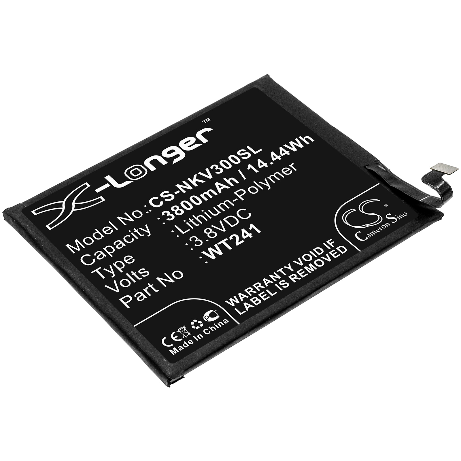Batteri for SmartPhone, Mobil for Nokia 3 V, TA-1153