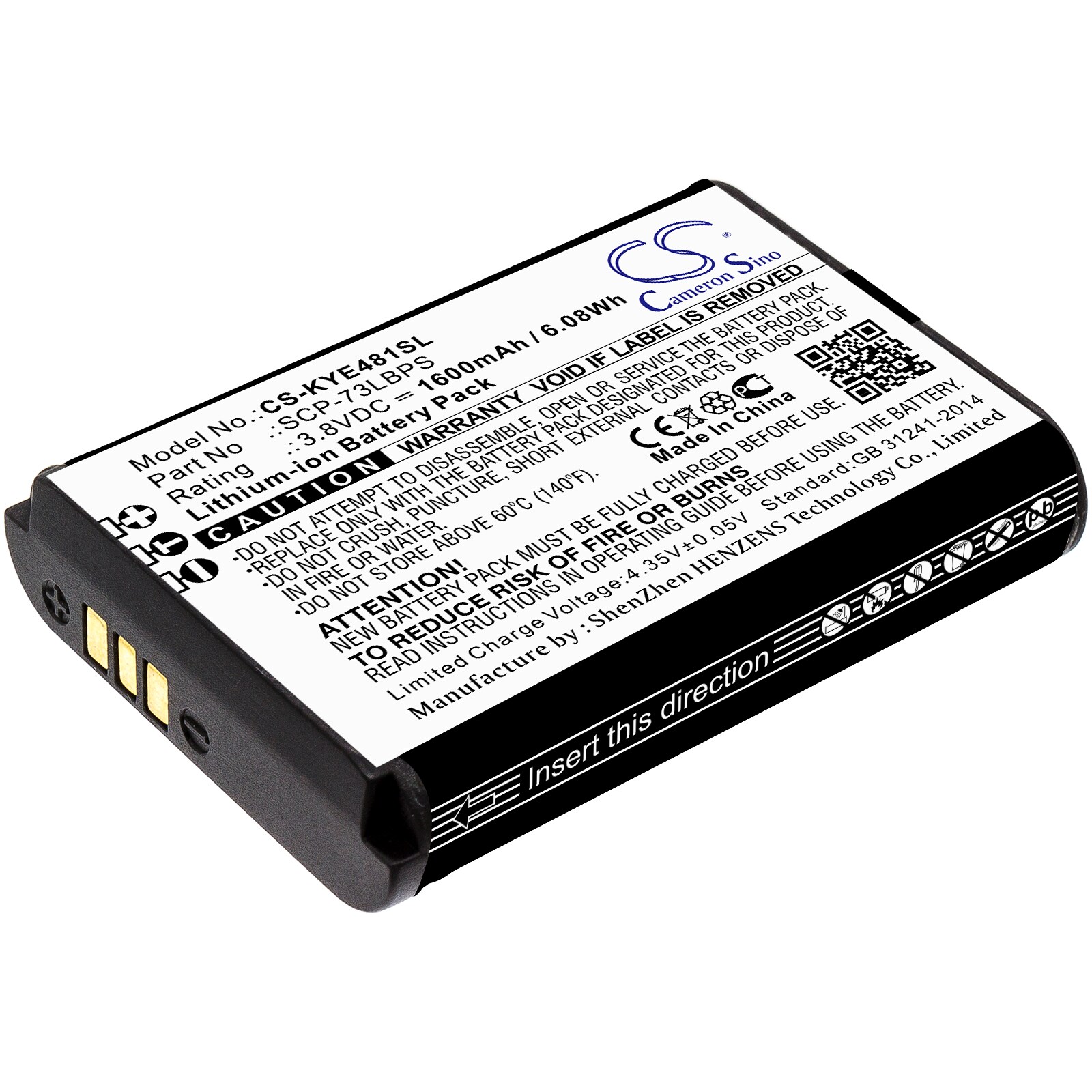 Batteri for SmartPhone, Mobil for Kyocera DuraXV Extreme, E4810, DuraXE Epic etc.