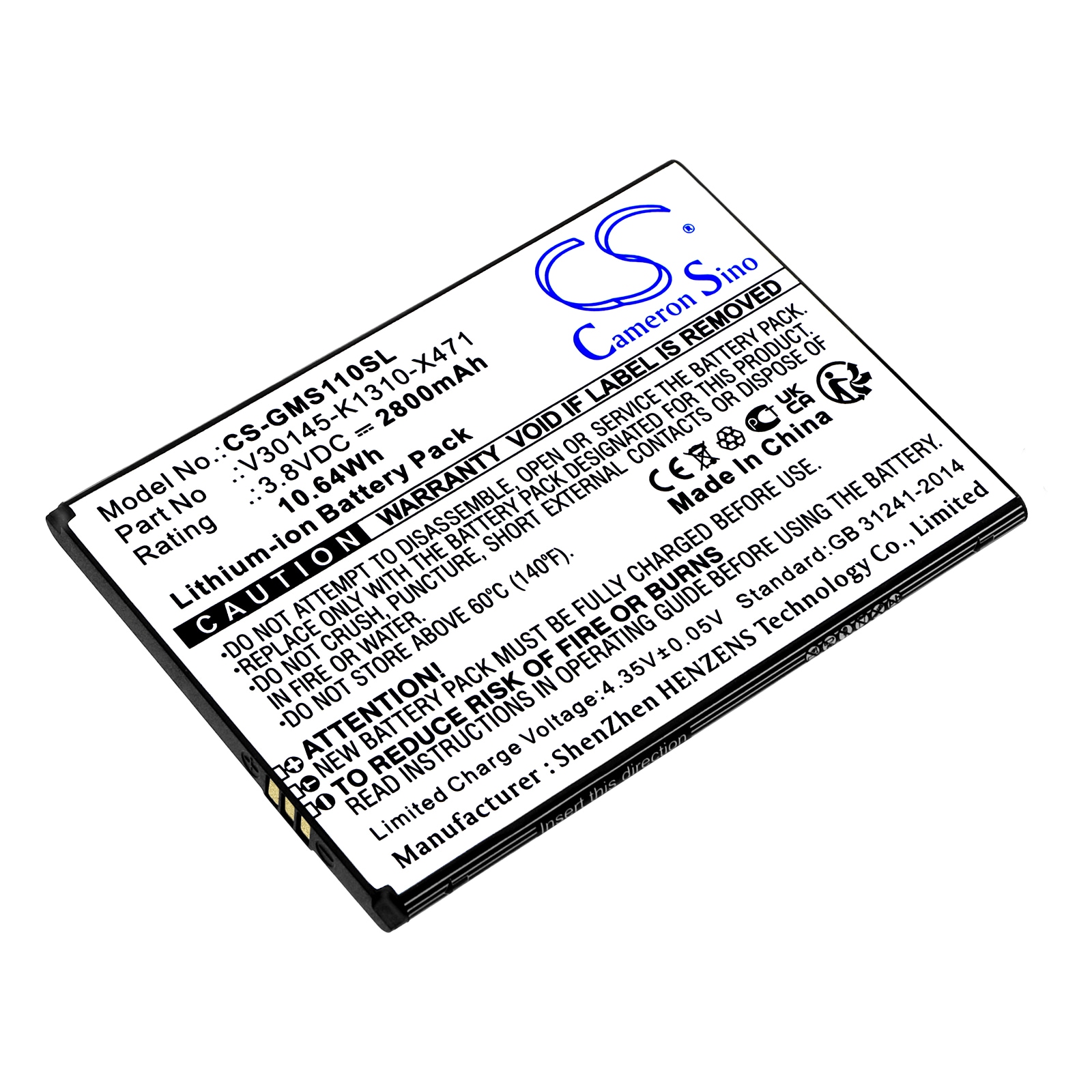 Batteri for SmartPhone, Mobil for Gigaset GS110
