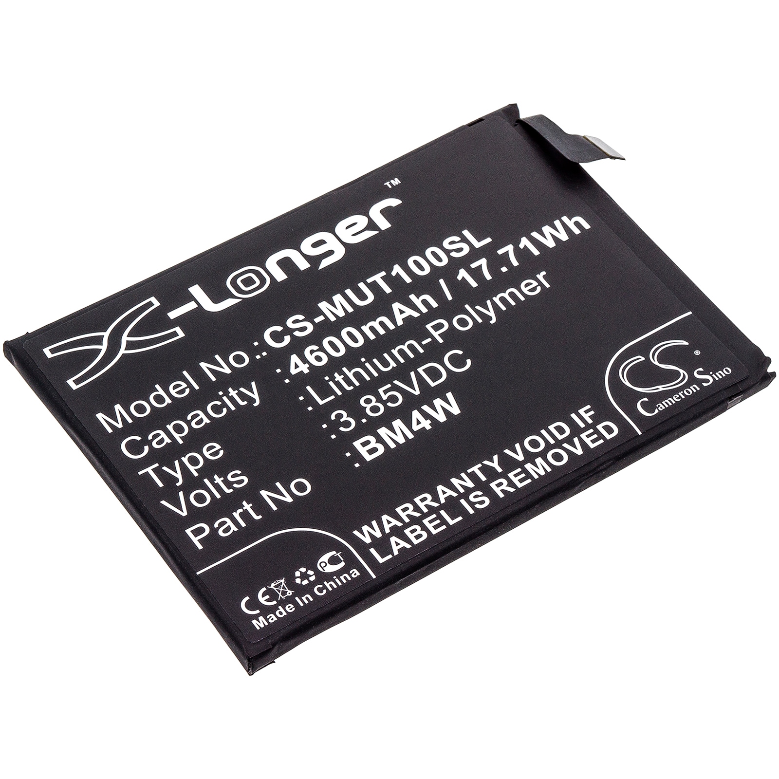 Batteri for SmartPhone, Mobil for Xiaomi MZB07Z0IN, Mi 10T Lite 5G, M2007J17G og andre.