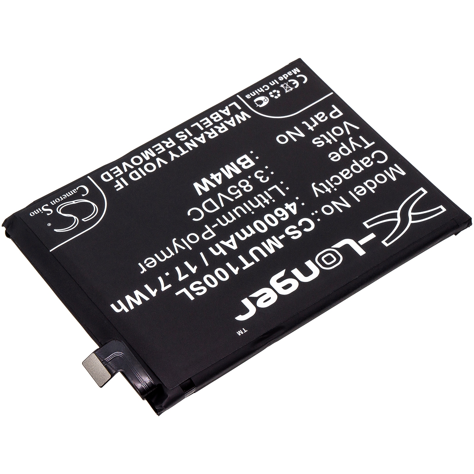 Batteri for SmartPhone, Mobil for Xiaomi MZB07Z0IN, Mi 10T Lite 5G, M2007J17G og andre.