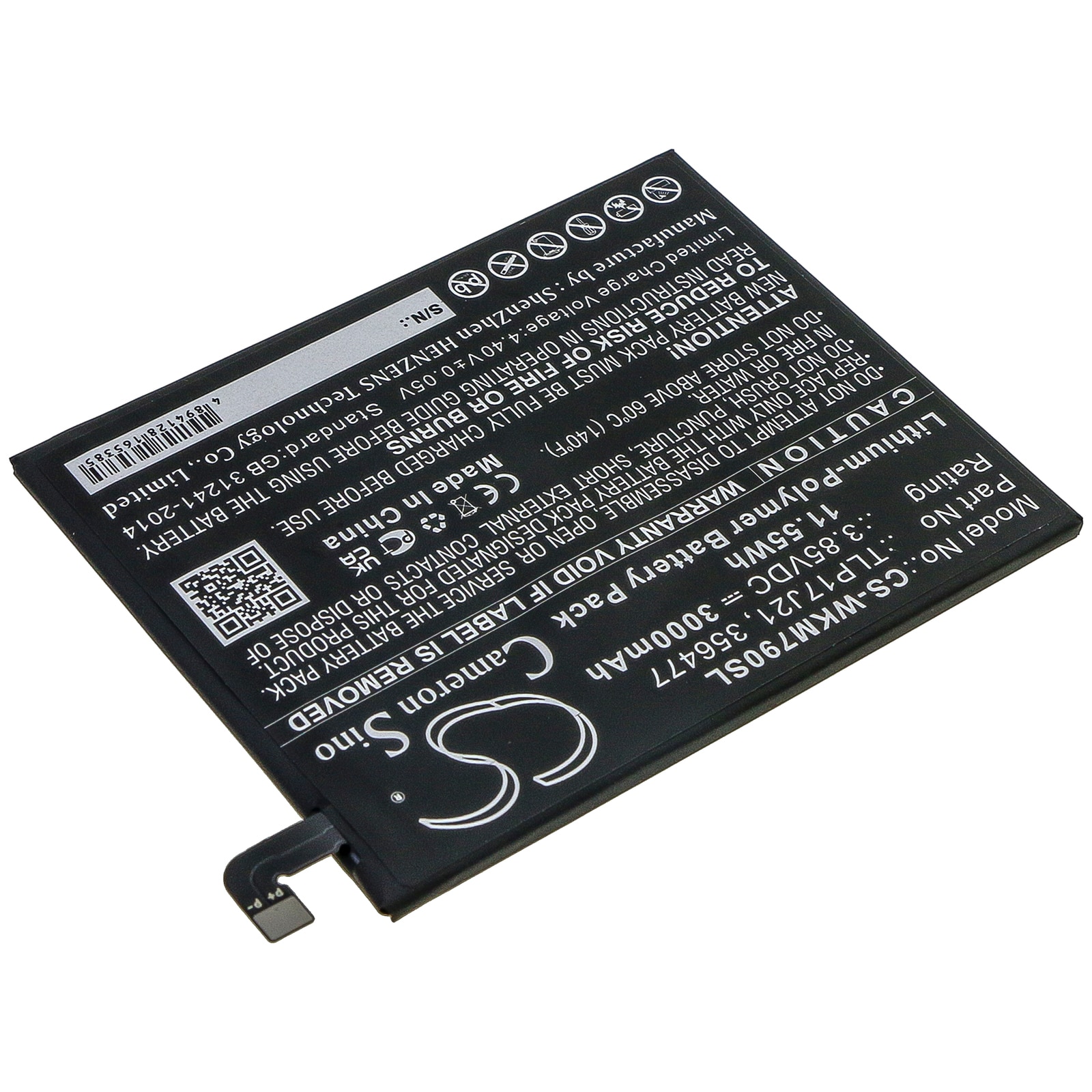 Batteri for smarttelefon, mobil for Wiko View XL, M1790