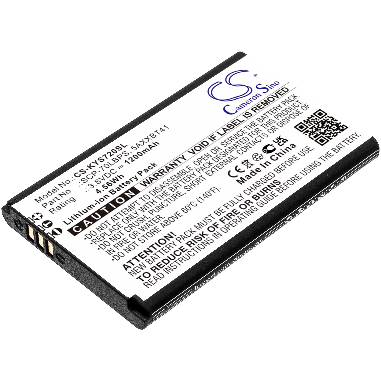 Batteri for smarttelefon, mobil for Kyocera Cadence LTE, S2720, S2720PP